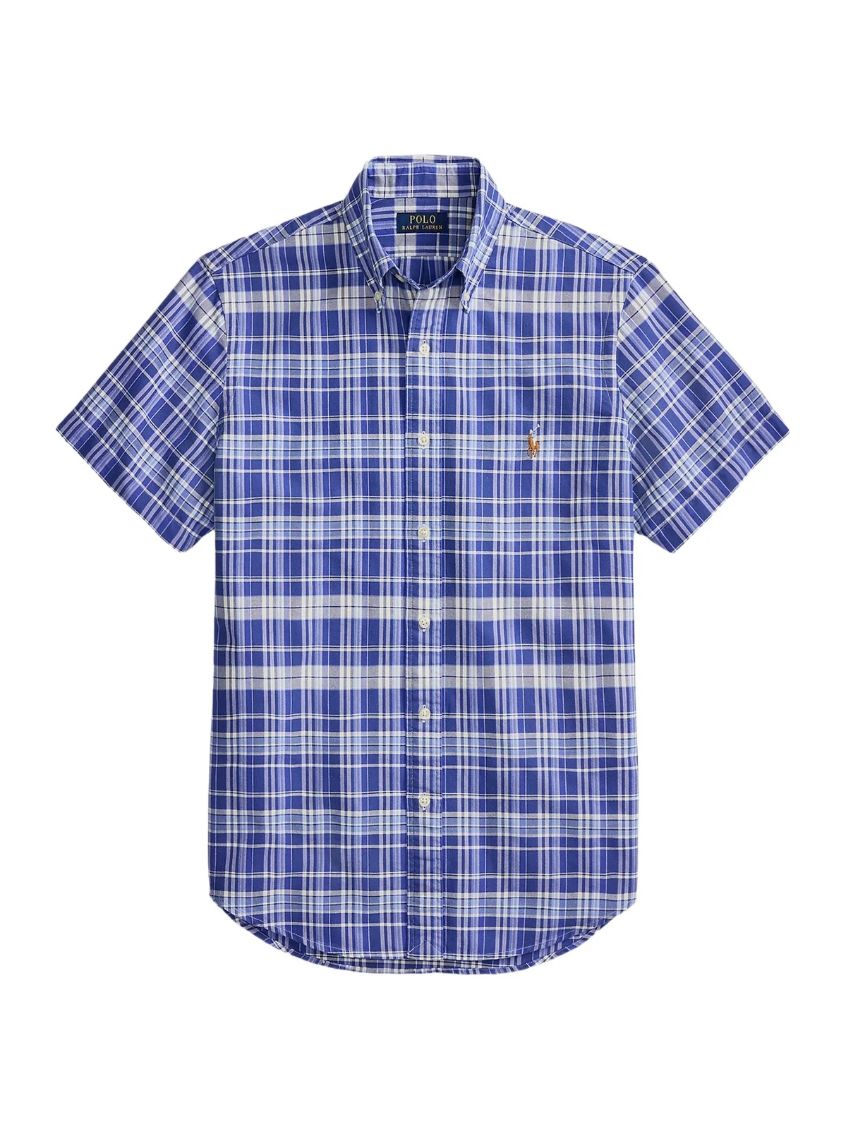 Men's Classic-Fit Plaid Short-Sleeve Oxford Shirt Men's Classic-Fit Plaid Short-Sleeve Oxford Shirt