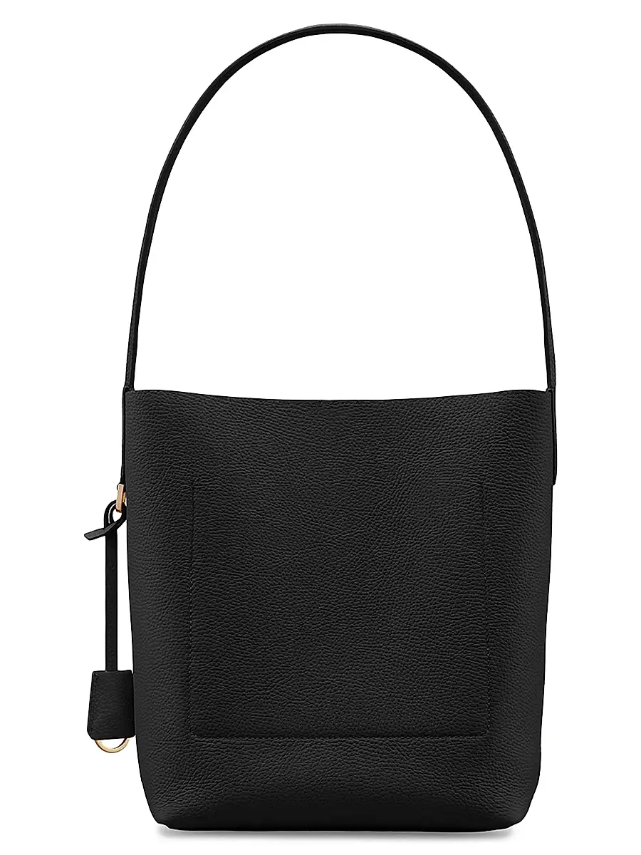 MAISON de SABRÉ Women's Leather Bucket Soft Tote Bag | Thumbnail 8 MAISON de SABRÉ Women's Leather Bucket Soft Tote Bag | Thumbnail 8