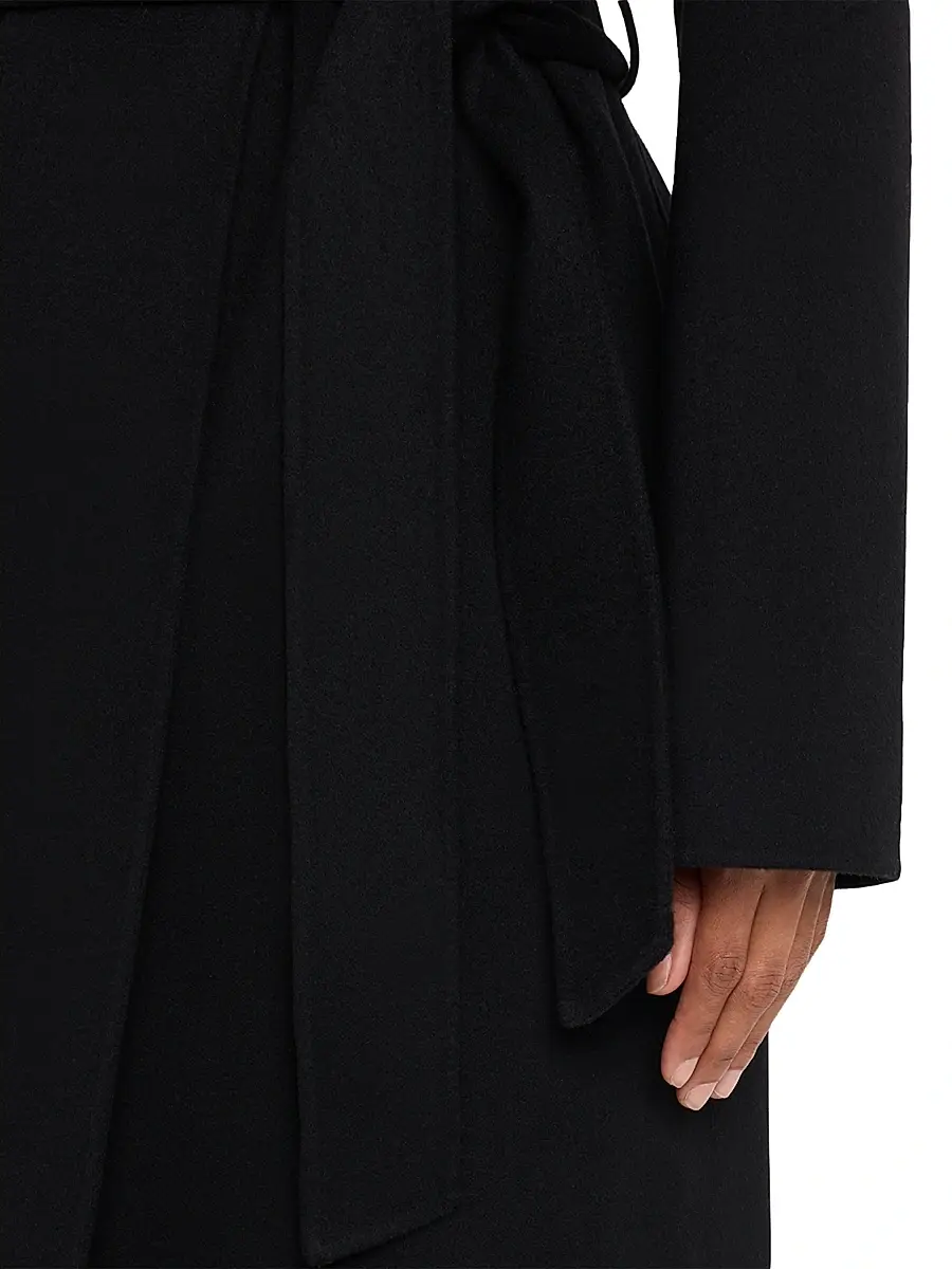 Sofia Cashmere Women's Double-Face Wool-Cashmere Wrap Coat | Thumbnail 5