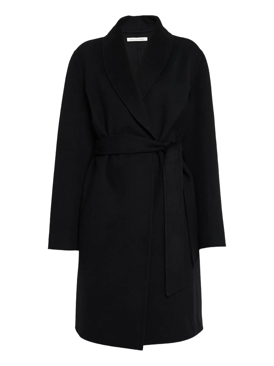 Women's Double-Face Wool-Cashmere Wrap Coat Women's Double-Face Wool-Cashmere Wrap Coat