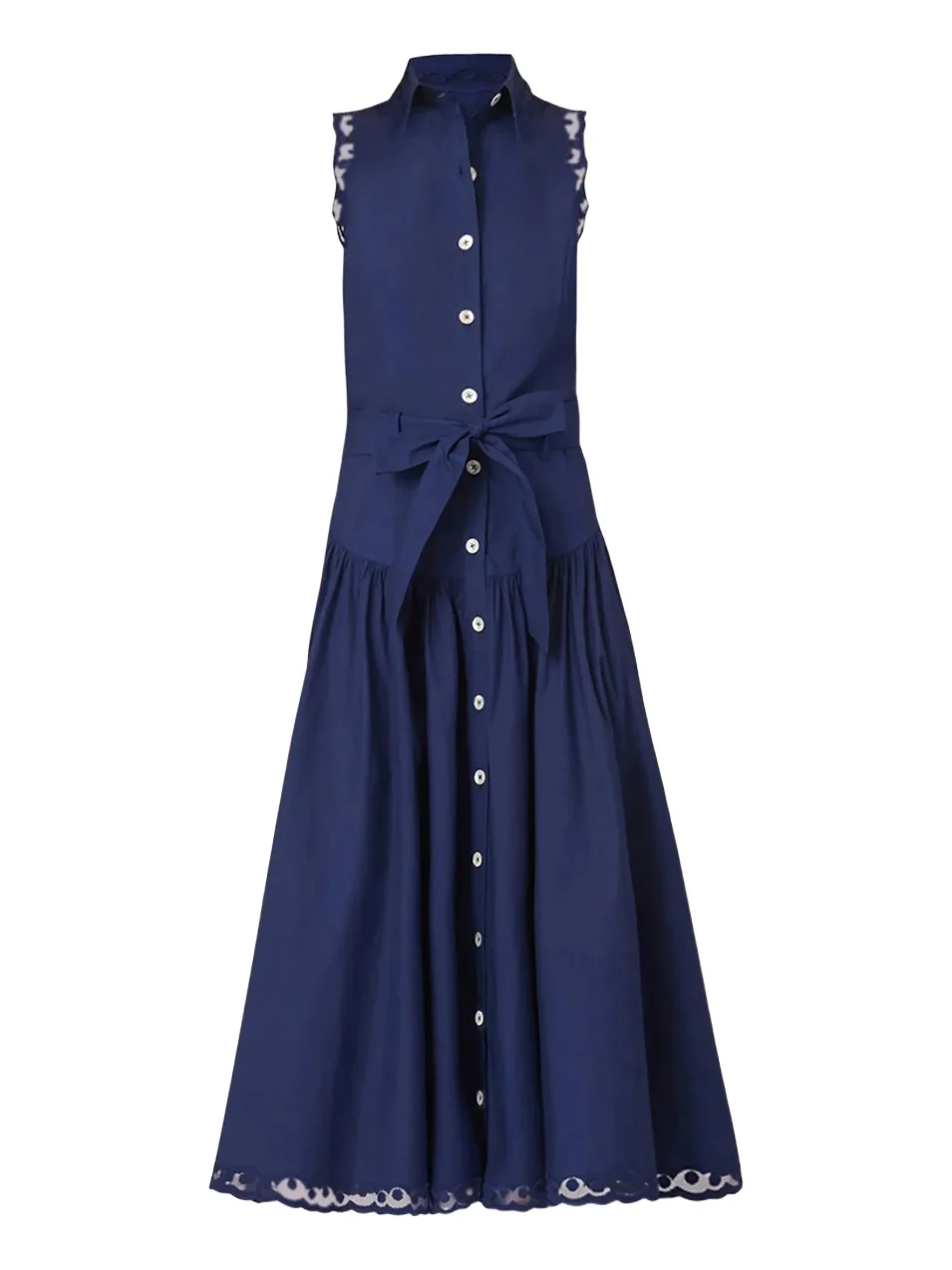 Shoshanna Women's Bradley Lace-Trim Shirtdress