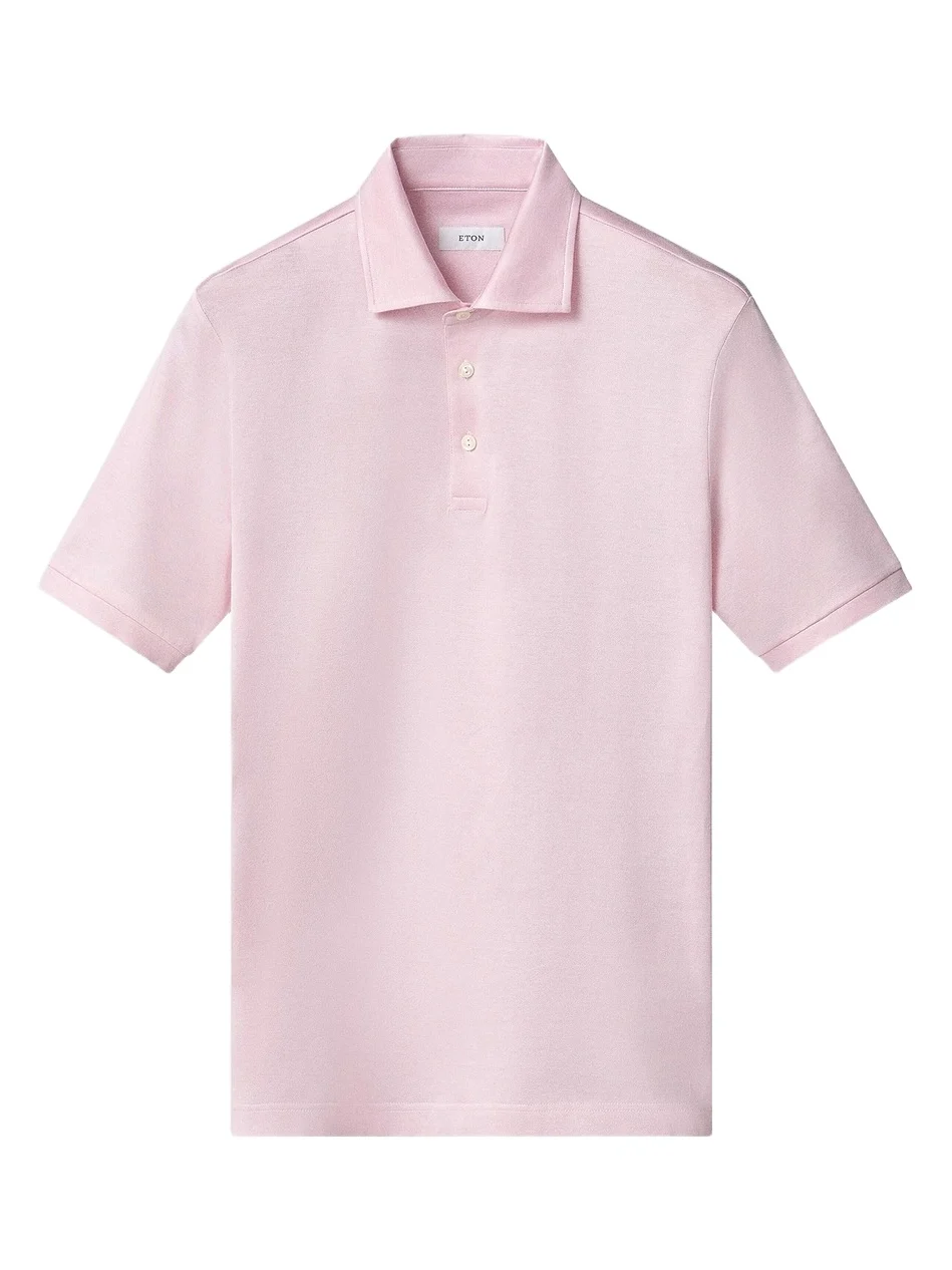Men's Knitted Cotton Polo Shirt
