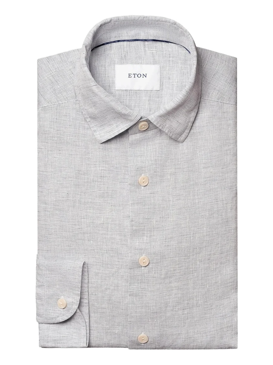 Men's Linen Long-Sleeve Shirt Men's Linen Long-Sleeve Shirt