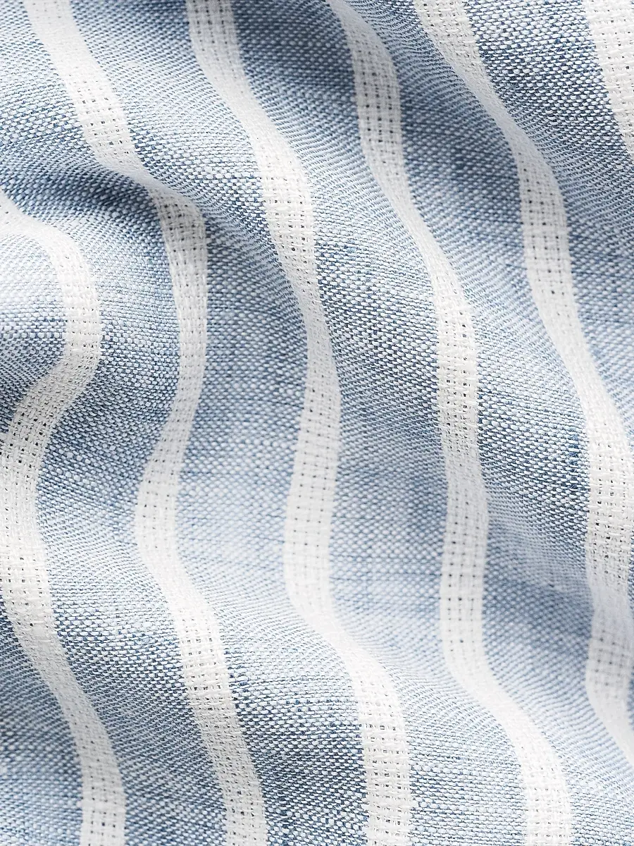 Eton Men's Structure Striped Linen Button-Front Shirt | Thumbnail 8