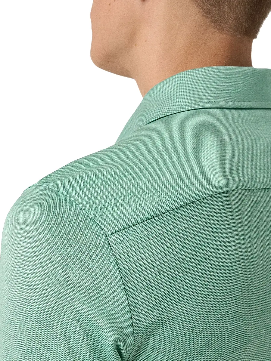 Eton Men's Knitted Cotton Polo Shirt | Thumbnail 5