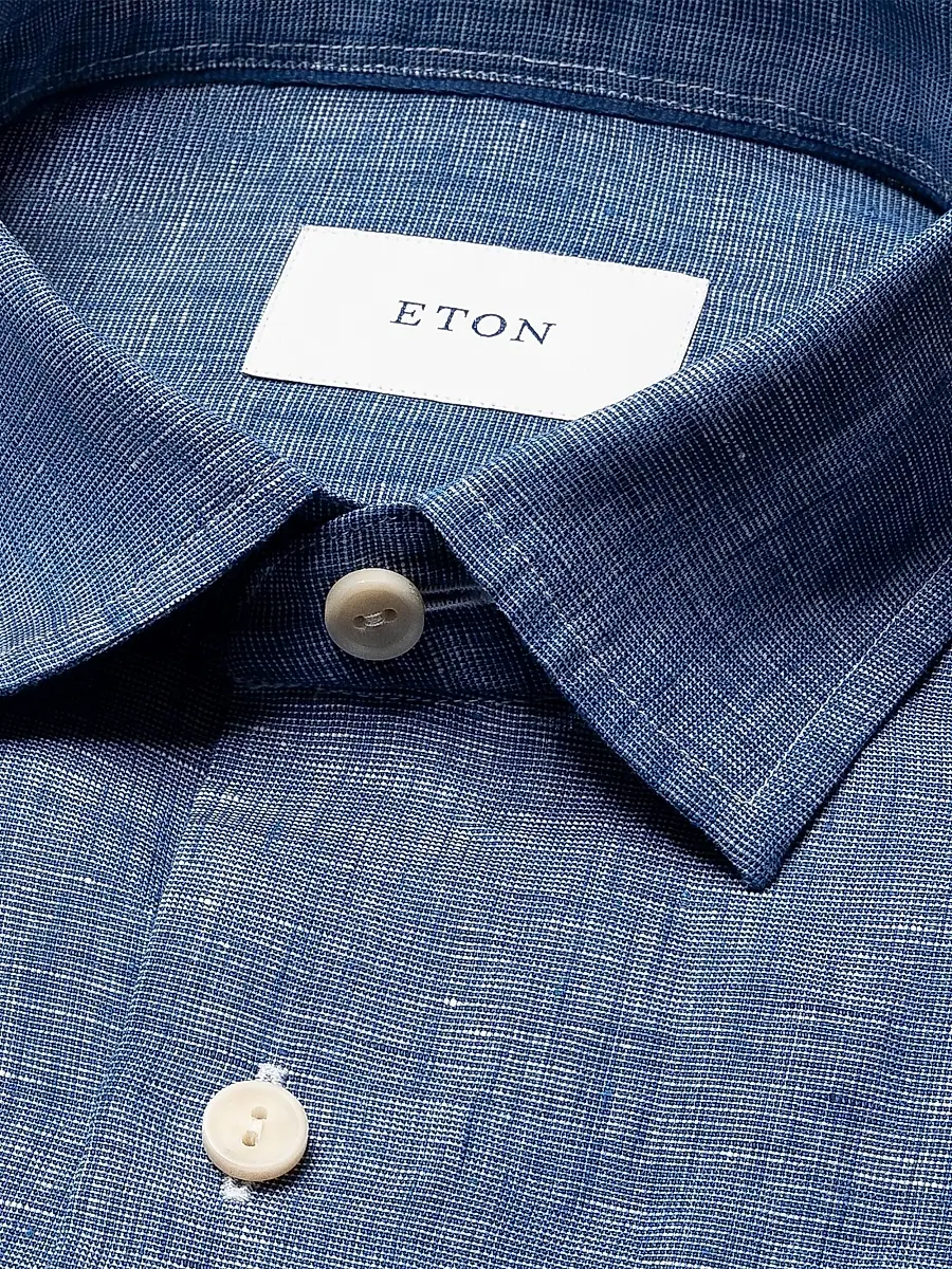 Eton Men's Linen Long-Sleeve Shirt | Thumbnail 7