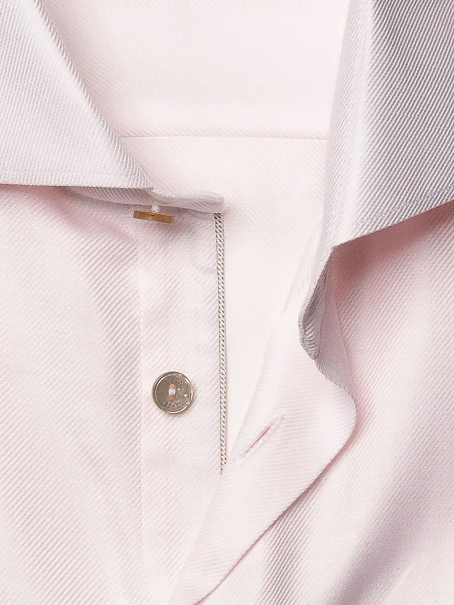 Eton Men's Contemporary Fit Textured Cotton-Linen Shirt | Thumbnail 8 Eton Men's Contemporary Fit Textured Cotton-Linen Shirt | Thumbnail 8