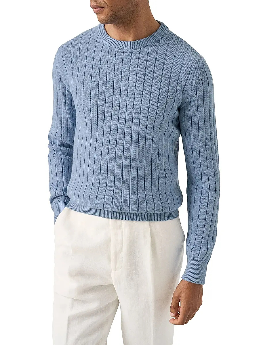 Eton Men's Knit Crewneck Sweater | Thumbnail 2 Eton Men's Knit Crewneck Sweater | Thumbnail 2