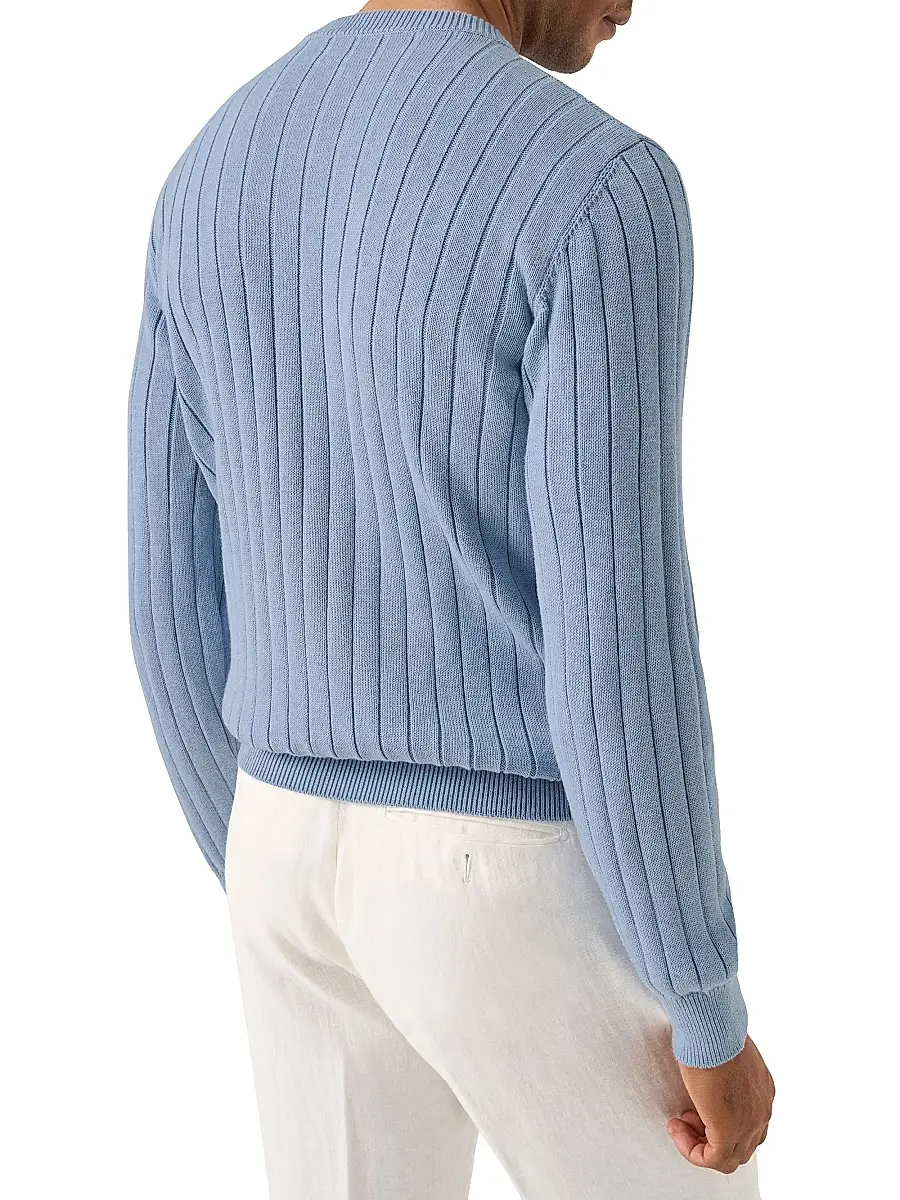 Eton Men's Knit Crewneck Sweater | Thumbnail 3 Eton Men's Knit Crewneck Sweater | Thumbnail 3