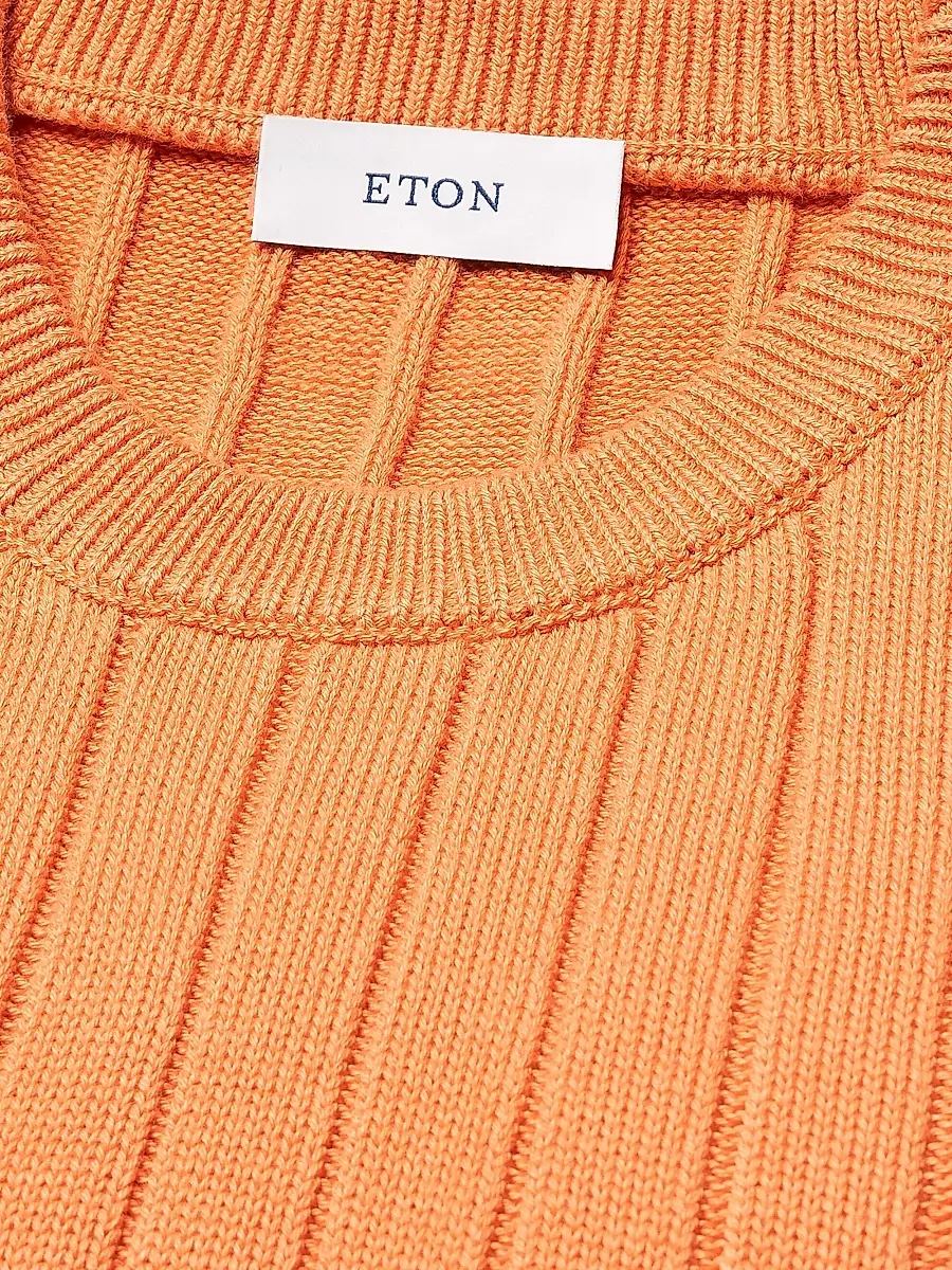 Eton Men's Knit Crewneck Sweater | Thumbnail 6 Eton Men's Knit Crewneck Sweater | Thumbnail 6