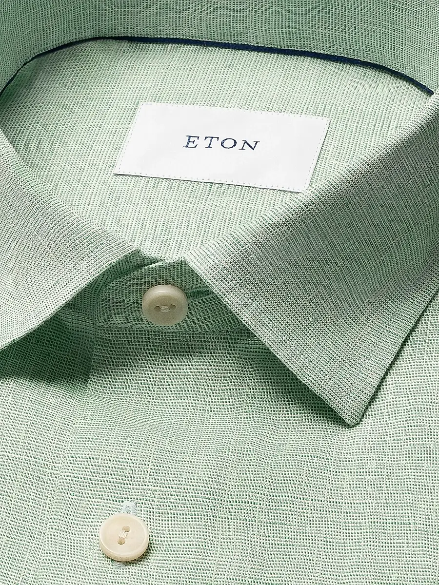 Eton Men's Linen Long-Sleeve Shirt | Thumbnail 7 Eton Men's Linen Long-Sleeve Shirt | Thumbnail 7