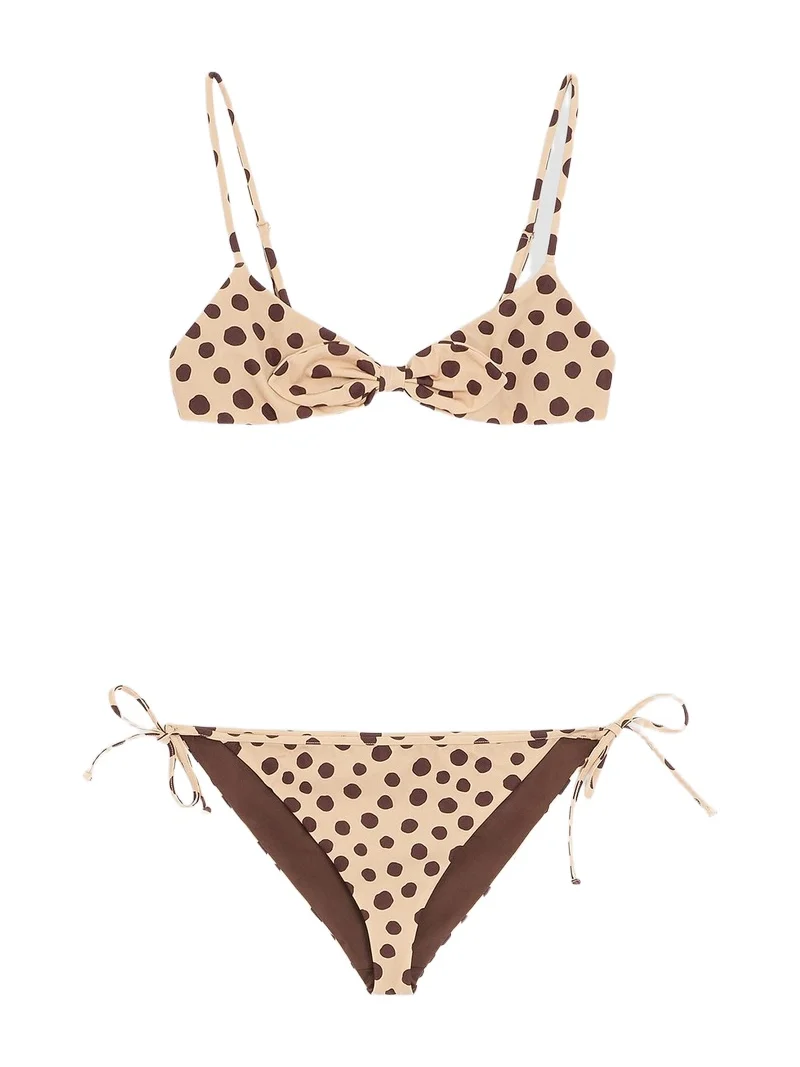 Valentino Women's Lycra Swimsuit in Plus De Pois Dalmata Polka Dot