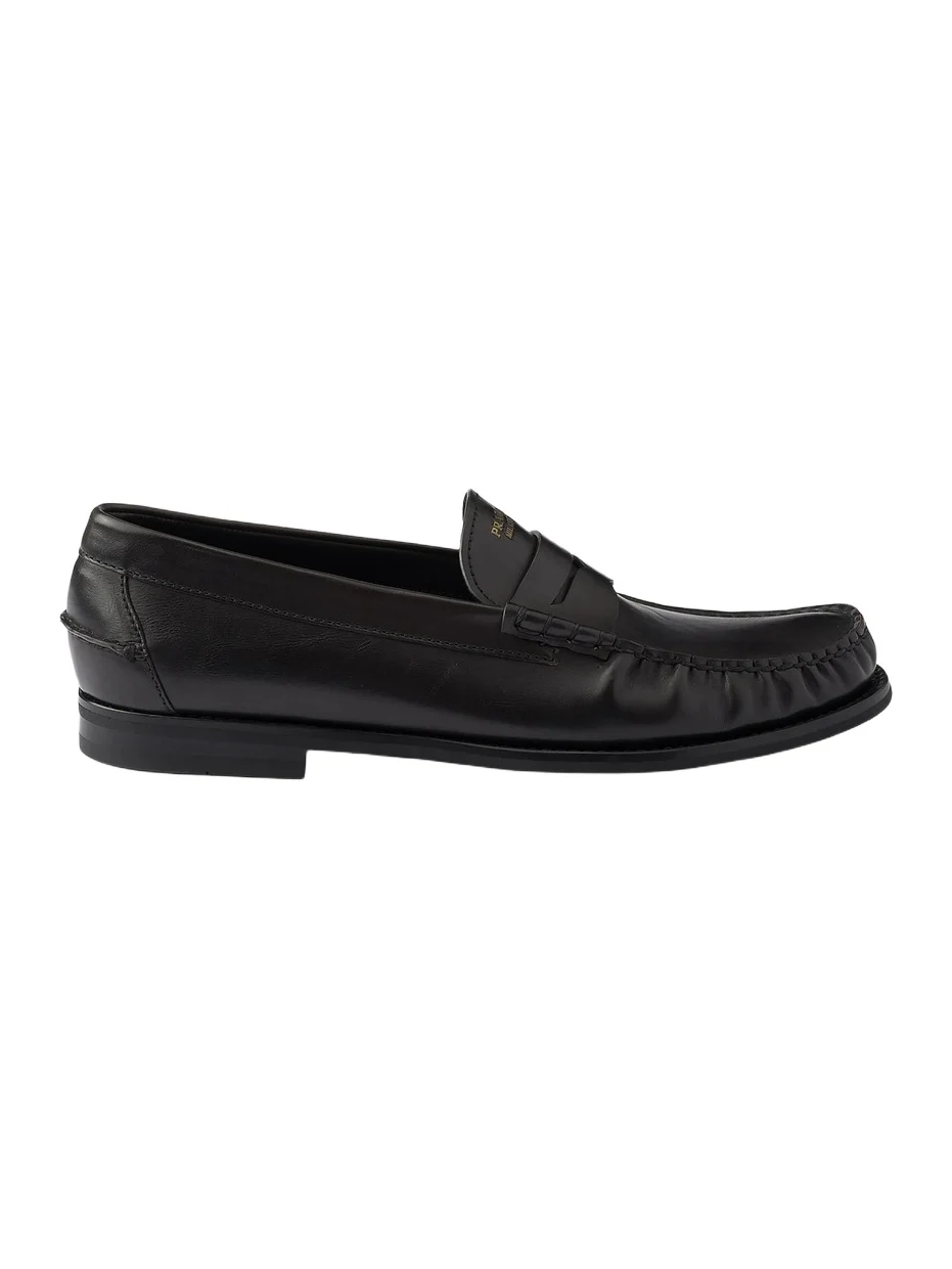 Men's Antiqued Leather Loafers