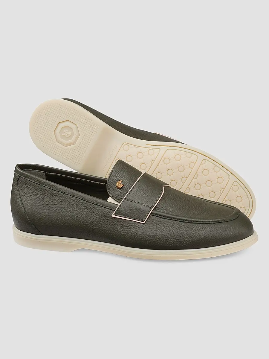 Stefano Ricci Men's Calfskin Leather Loafers | Thumbnail 3