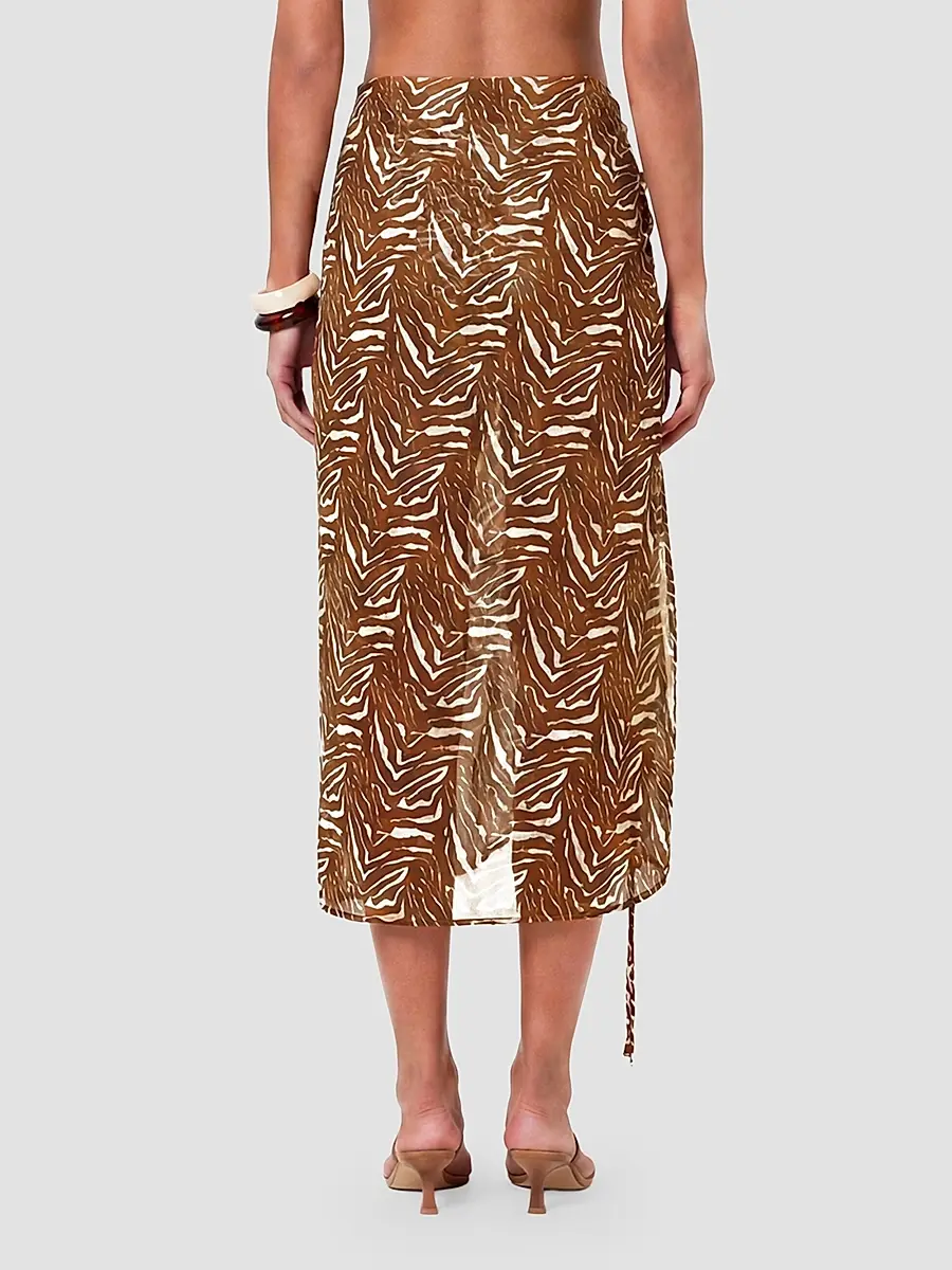 Nicholas the Label Women's Lia Georgette Midi Skirt | Thumbnail 3