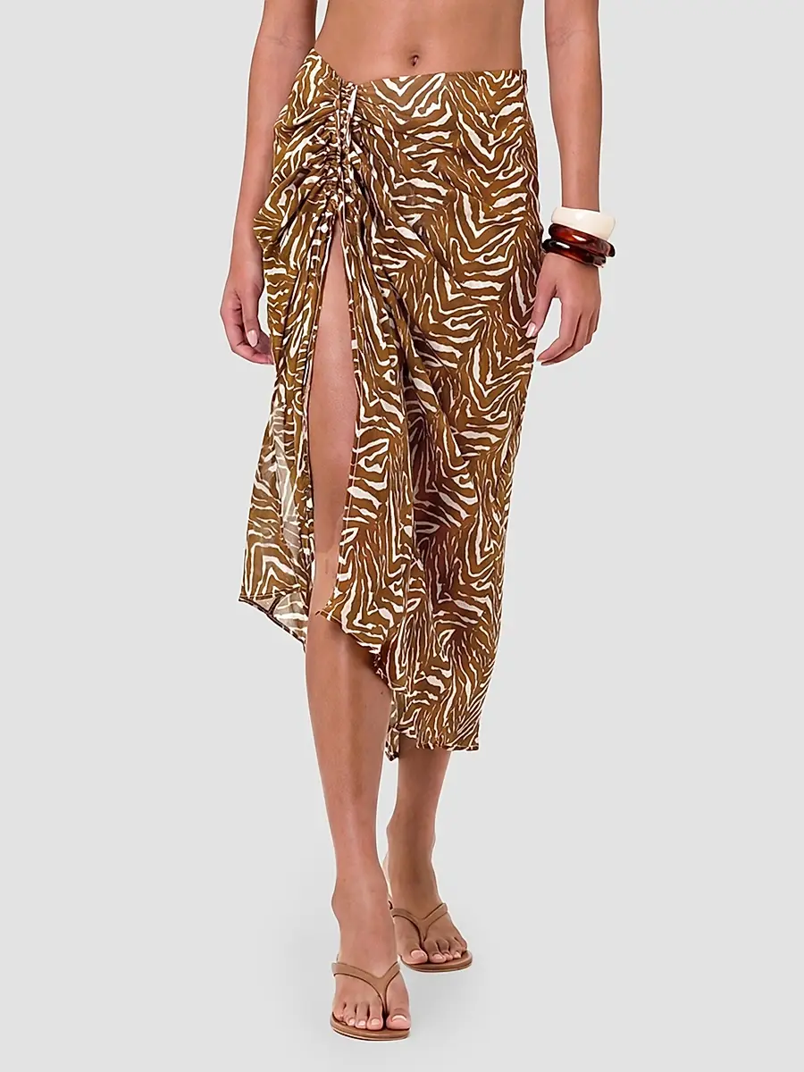 Nicholas the Label Women's Lia Georgette Midi Skirt | Thumbnail 4
