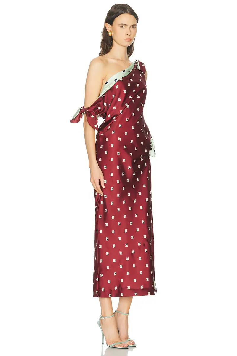 MARINA MOSCONE Tabard Tie Dress | Thumbnail 2 MARINA MOSCONE Tabard Tie Dress | Thumbnail 2