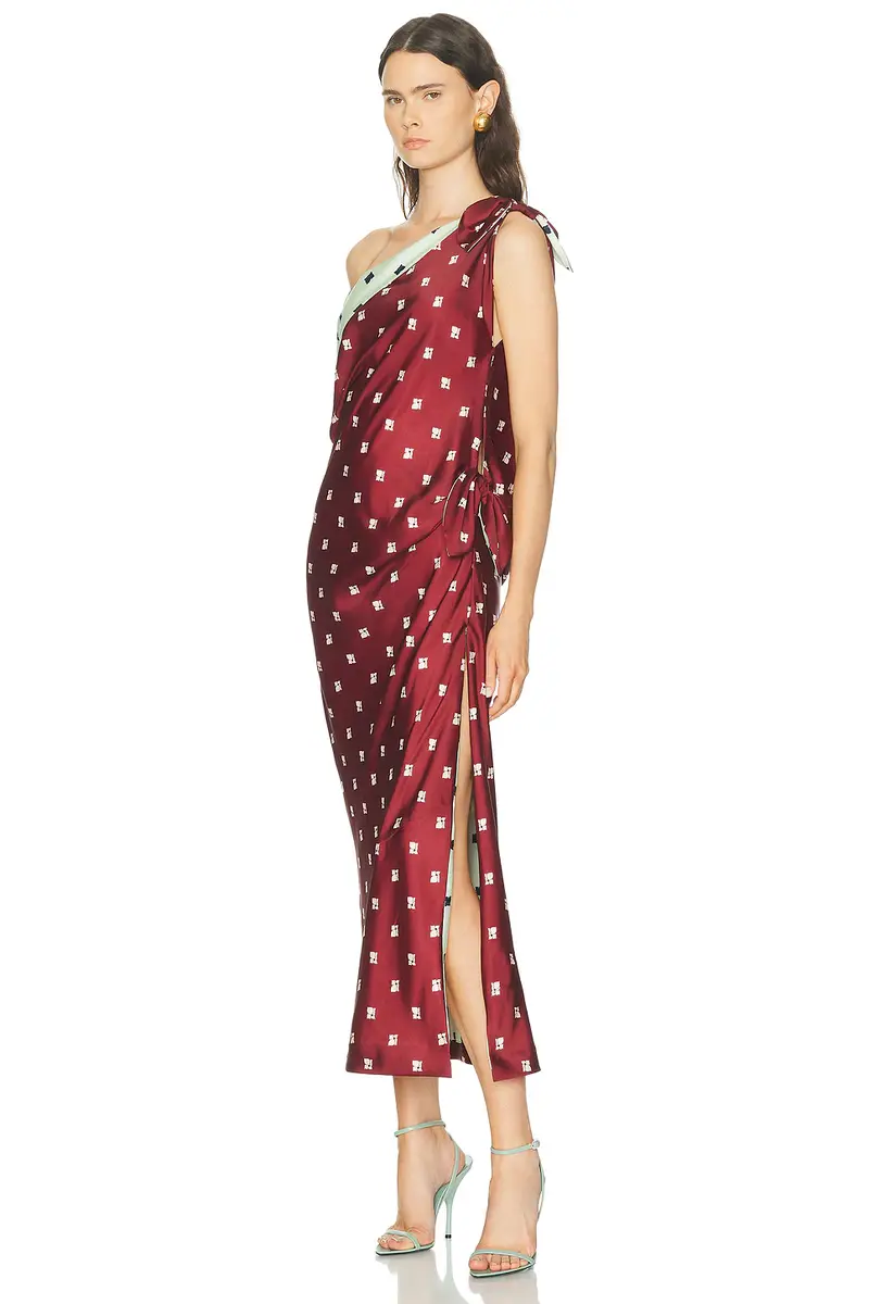 MARINA MOSCONE Tabard Tie Dress | Thumbnail 3 MARINA MOSCONE Tabard Tie Dress | Thumbnail 3