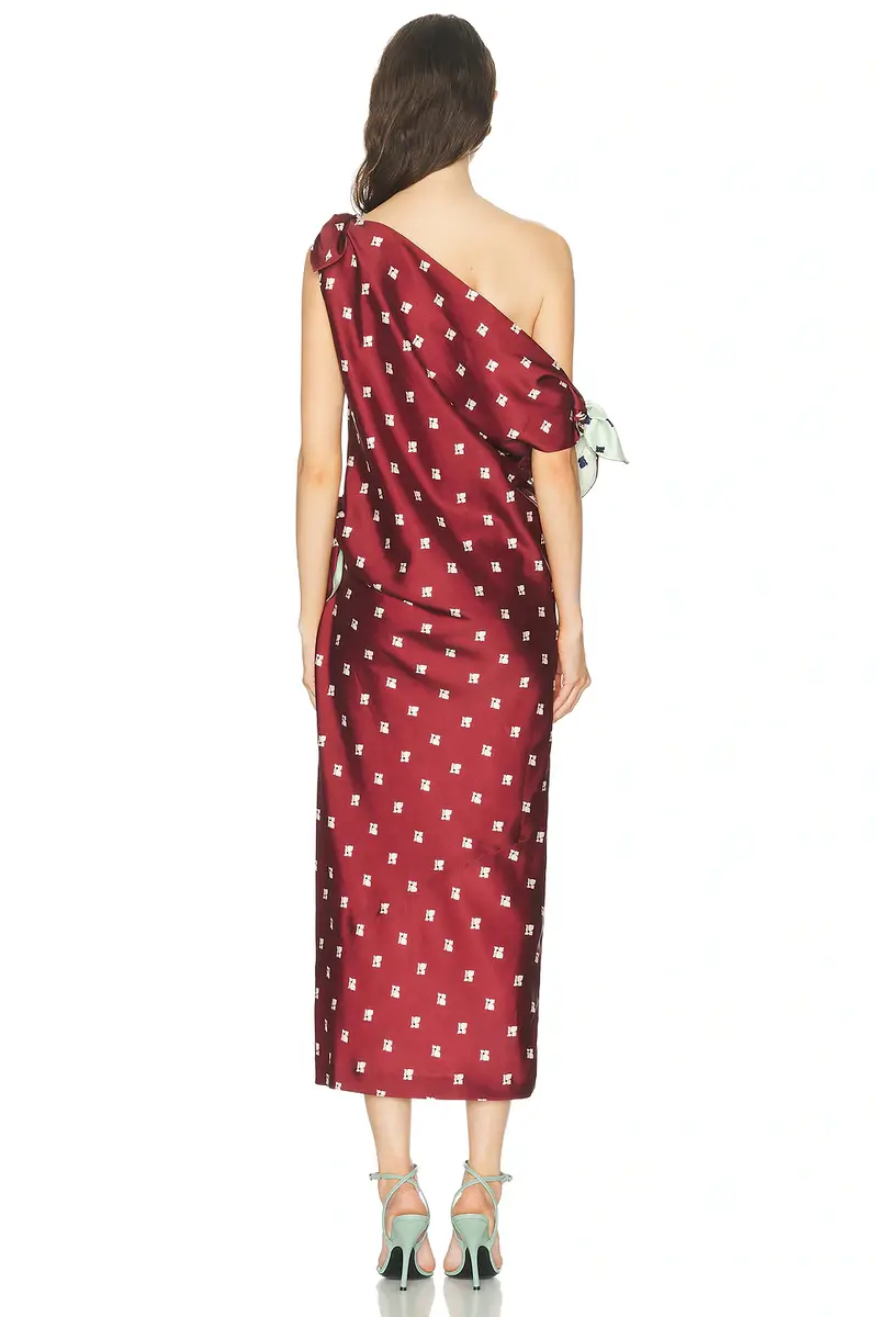 MARINA MOSCONE Tabard Tie Dress | Thumbnail 4 MARINA MOSCONE Tabard Tie Dress | Thumbnail 4