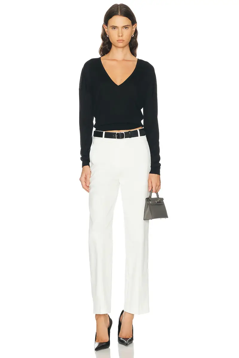 RENGGLI Silk Cashmere V-Neck Sweater | Thumbnail 4 RENGGLI Silk Cashmere V-Neck Sweater | Thumbnail 4