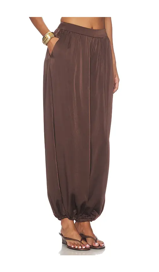 Bardot Nikola Satin Balloon Pant | Thumbnail 2 Bardot Nikola Satin Balloon Pant | Thumbnail 2