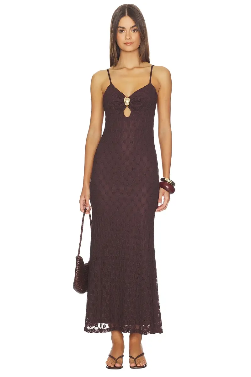 Karla Gold Clasp Dress Karla Gold Clasp Dress
