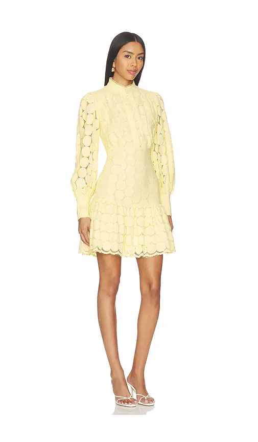 Bardot Remy Spot Lace Mini Dress | Thumbnail 2 Bardot Remy Spot Lace Mini Dress | Thumbnail 2