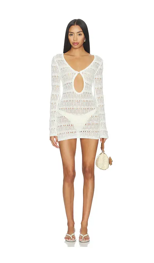 superdown Franny Crochet Mini Dress | Image 1 superdown Franny Crochet Mini Dress | Image 1