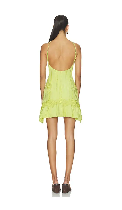 Yellow The Label Banyan Textured Mini Dress | Thumbnail 3