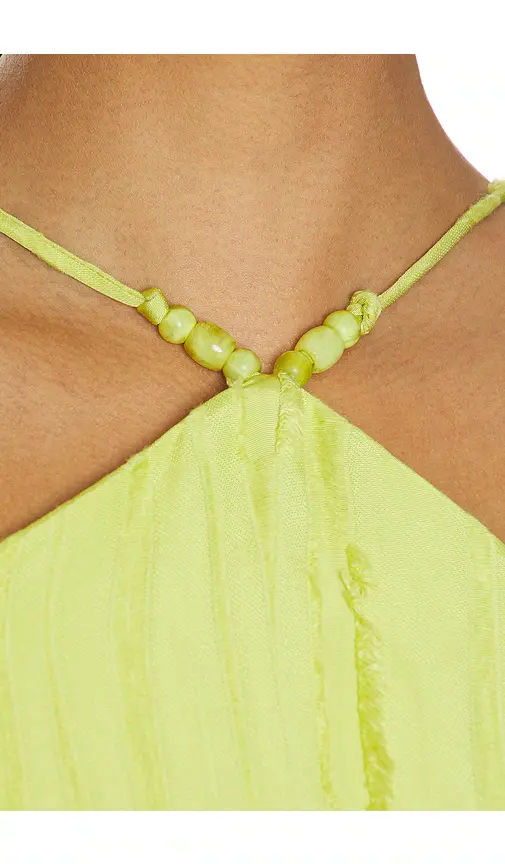 Yellow The Label Banyan Textured Mini Dress | Thumbnail 4