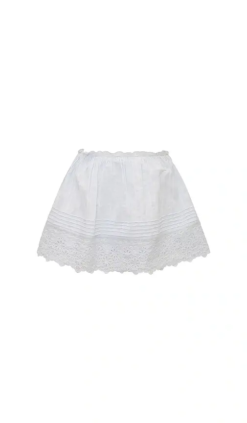 LoveShackFancy Kids Mini Sani Skirt | Image 1 LoveShackFancy Kids Mini Sani Skirt | Image 1