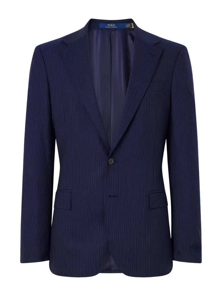 Polo Ralph Lauren Pinstriped Wool-Blend Suit Jacket - Men | Image 1 Polo Ralph Lauren Pinstriped Wool-Blend Suit Jacket - Men | Image 1