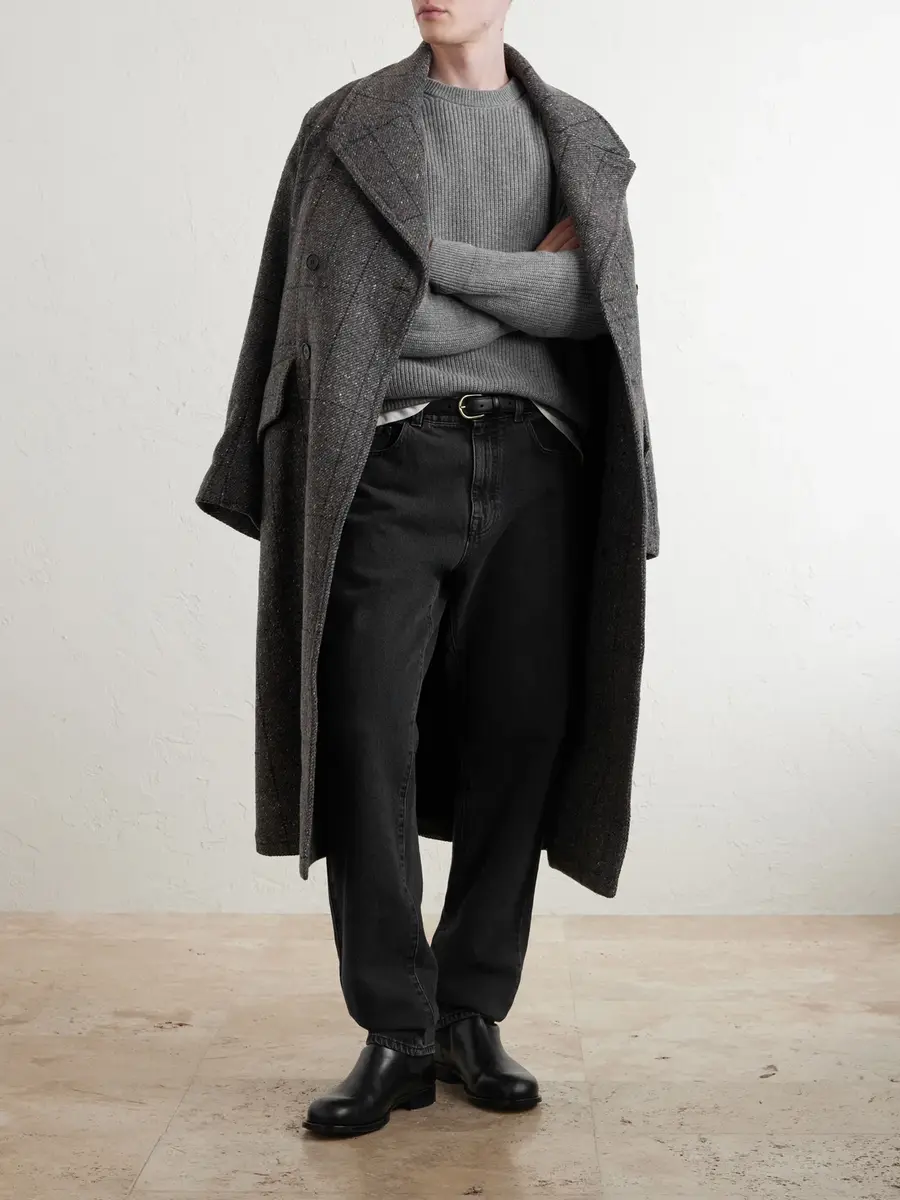 Canali Ribbed Wool and Cashmere-Blend Sweater - Men | Thumbnail 2