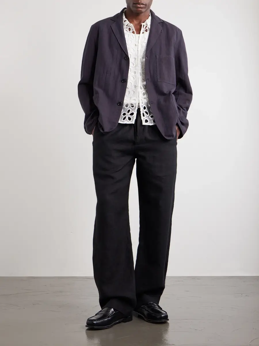 Kardo Somesh Checked Cotton Suit Jacket - Men | Thumbnail 2 Kardo Somesh Checked Cotton Suit Jacket - Men | Thumbnail 2