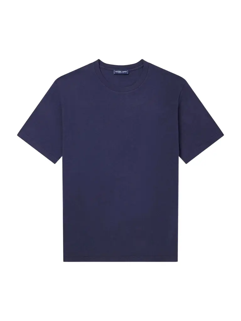 Frescobol Carioca Dinis Linen-Blend T-Shirt - Men | Image 1 Frescobol Carioca Dinis Linen-Blend T-Shirt - Men | Image 1