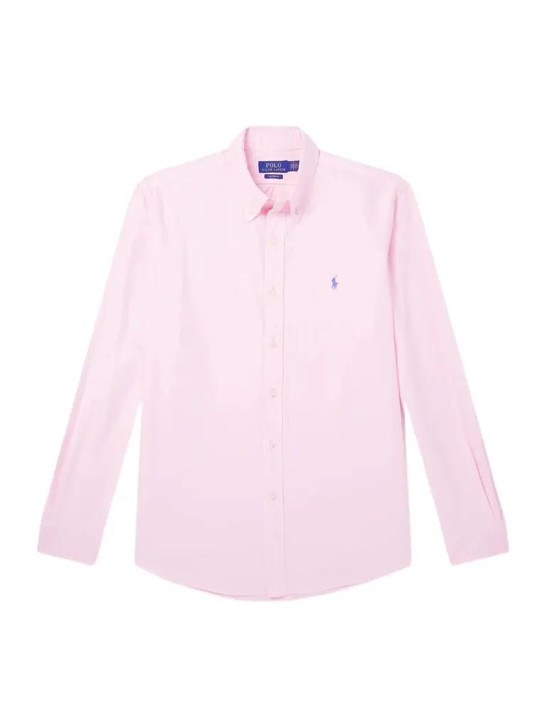 Logo-Embroidered Cotton Oxford Shirt - Men