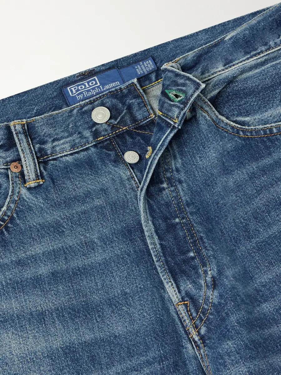 Polo Ralph Lauren Straight-Leg Distressed Jeans - Men | Thumbnail 6 Polo Ralph Lauren Straight-Leg Distressed Jeans - Men | Thumbnail 6