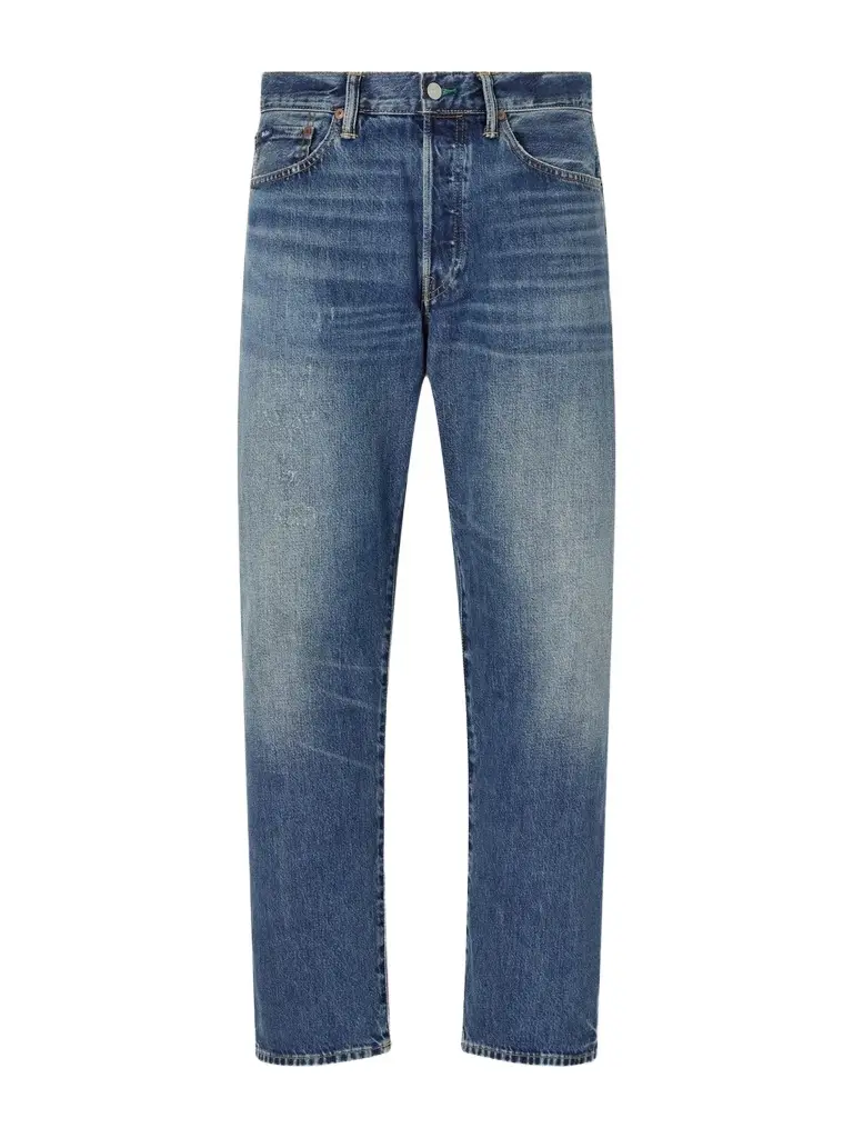 Straight-Leg Distressed Jeans - Men