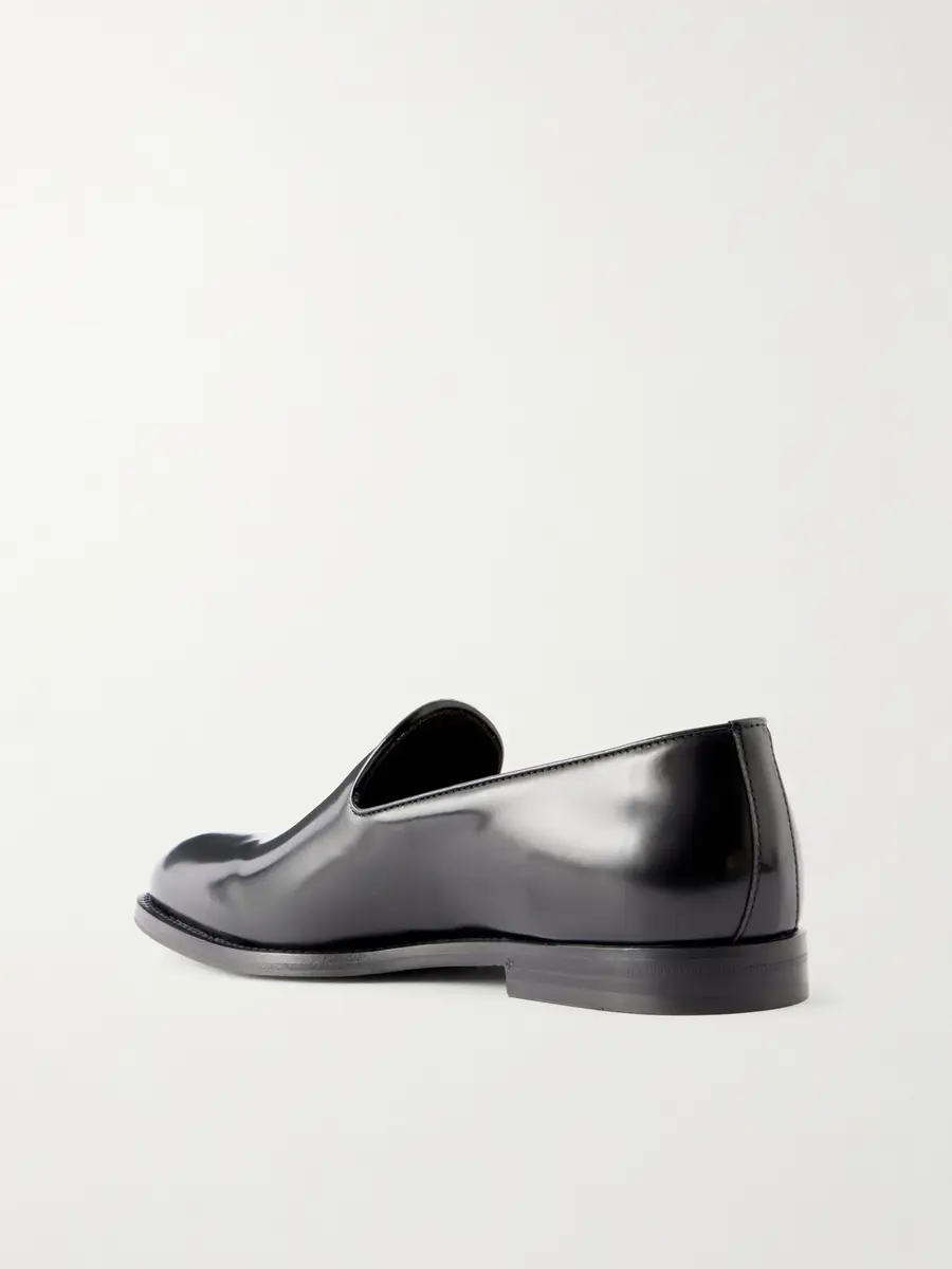 Brunello Cucinelli Evening Glossed Leather Loafers - Men | Thumbnail 4 Brunello Cucinelli Evening Glossed Leather Loafers - Men | Thumbnail 4