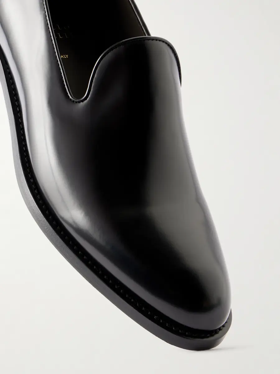 Brunello Cucinelli Evening Glossed Leather Loafers - Men | Thumbnail 5 Brunello Cucinelli Evening Glossed Leather Loafers - Men | Thumbnail 5