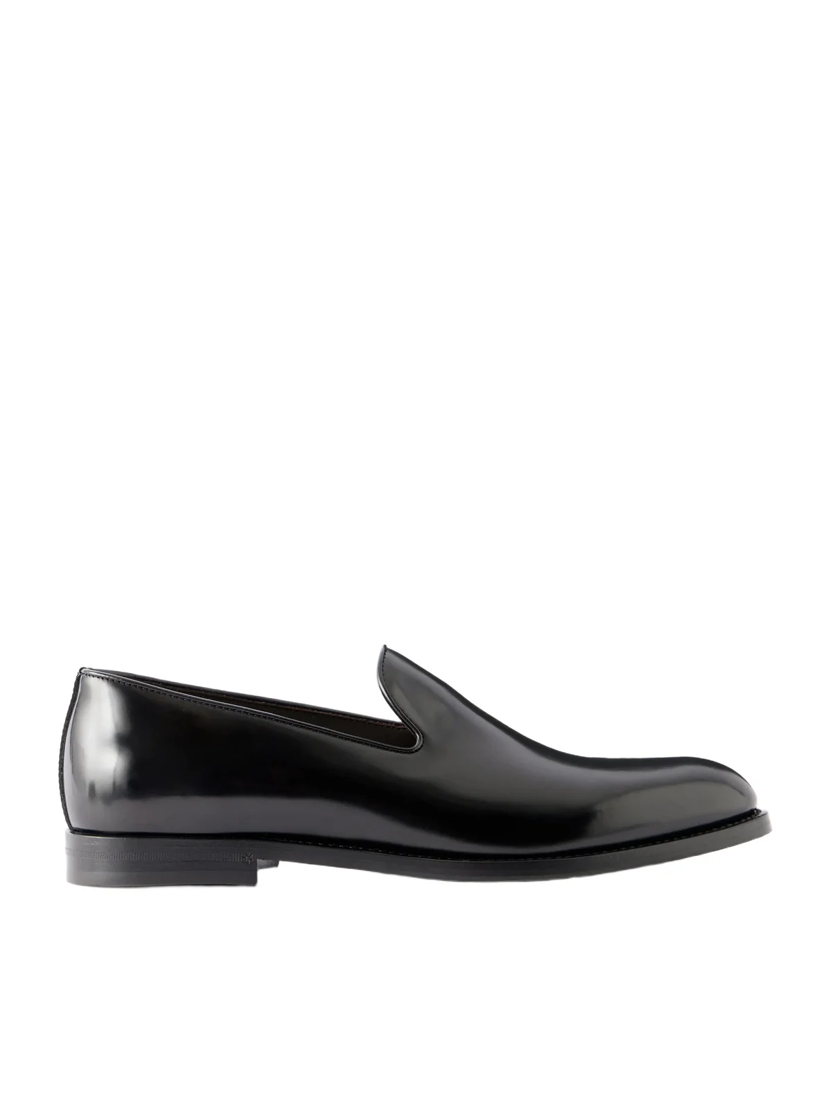 Brunello Cucinelli Evening Glossed Leather Loafers - Men
