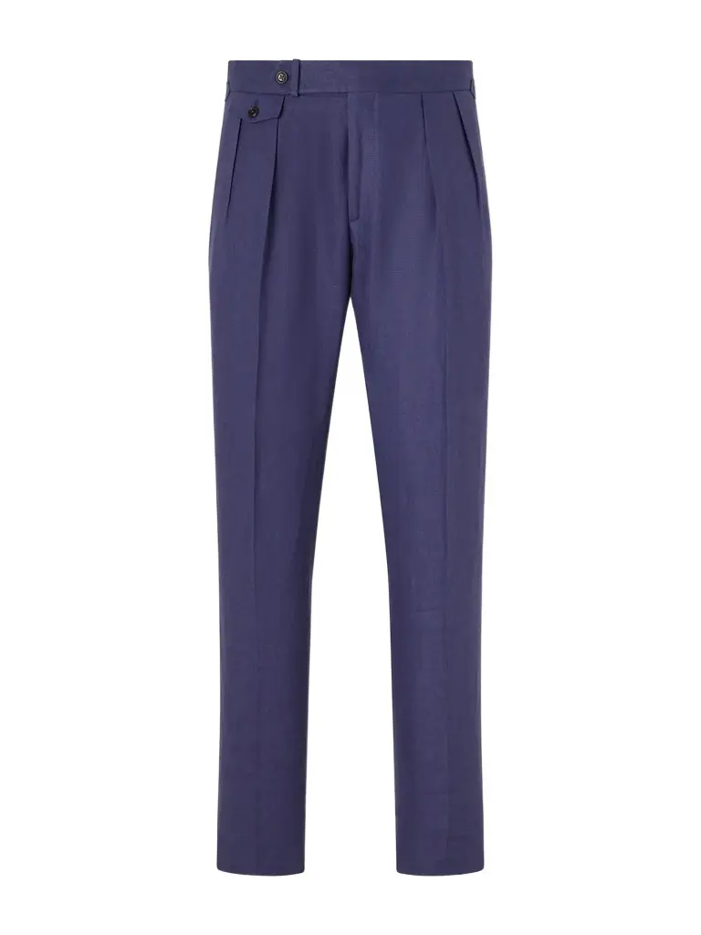 Polo Ralph Lauren Straight-Leg Pleated Linen Suit Trousers - Men | Image 1 Polo Ralph Lauren Straight-Leg Pleated Linen Suit Trousers - Men | Image 1