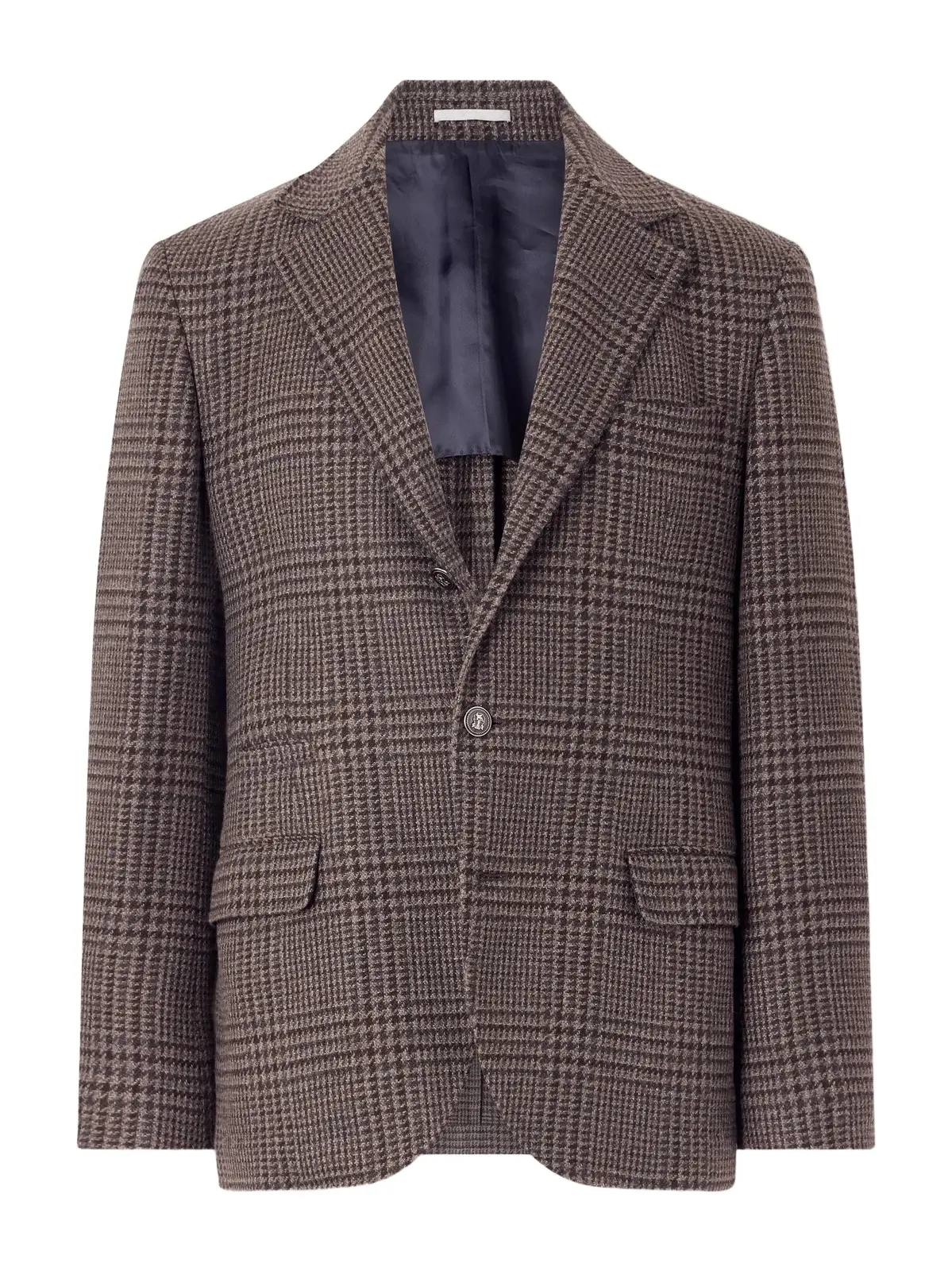 Brunello Cucinelli Houndstooth Cashmere Blazer - Men