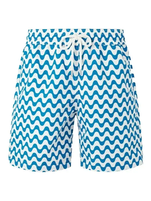 Santos Straight-leg Mid-Length Printed Swim Shorts - Men Santos Straight-leg Mid-Length Printed Swim Shorts - Men
