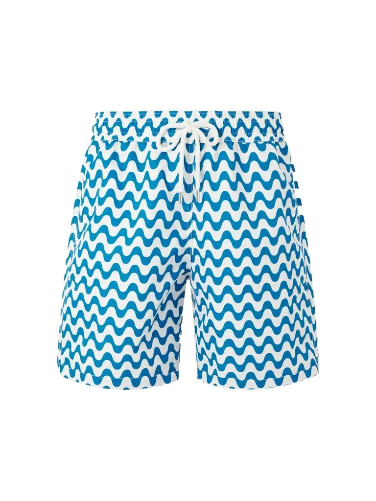 Frescobol Carioca Santos Straight-leg Mid-Length Printed Swim Shorts - Men | Image 1 Frescobol Carioca Santos Straight-leg Mid-Length Printed Swim Shorts - Men | Image 1