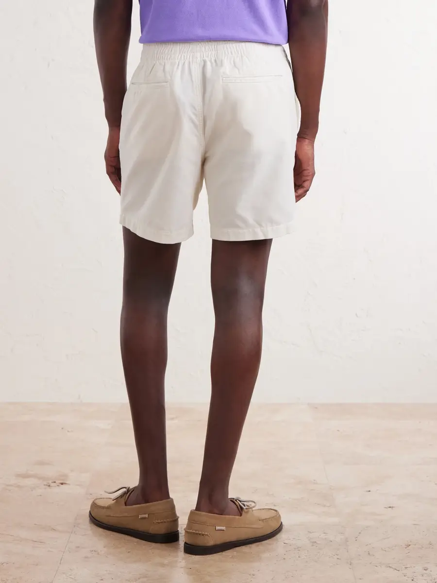 Polo Ralph Lauren Straight-Leg Logo-Embroidered Cotton-Corduroy Drawstring Shorts - Men | Thumbnail 4 Polo Ralph Lauren Straight-Leg Logo-Embroidered Cotton-Corduroy Drawstring Shorts - Men | Thumbnail 4