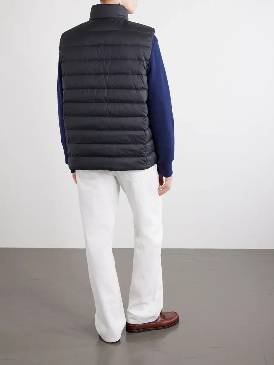 Polo Ralph Lauren Logo-Embroidered Quilted Shell Down Gilet - Men | Thumbnail 4 Polo Ralph Lauren Logo-Embroidered Quilted Shell Down Gilet - Men | Thumbnail 4