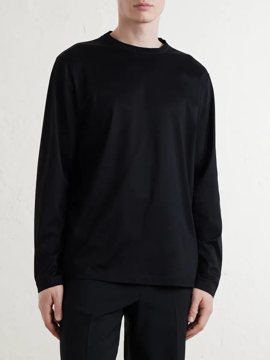Canali Cotton-Jersey T-Shirt - Men | Thumbnail 3