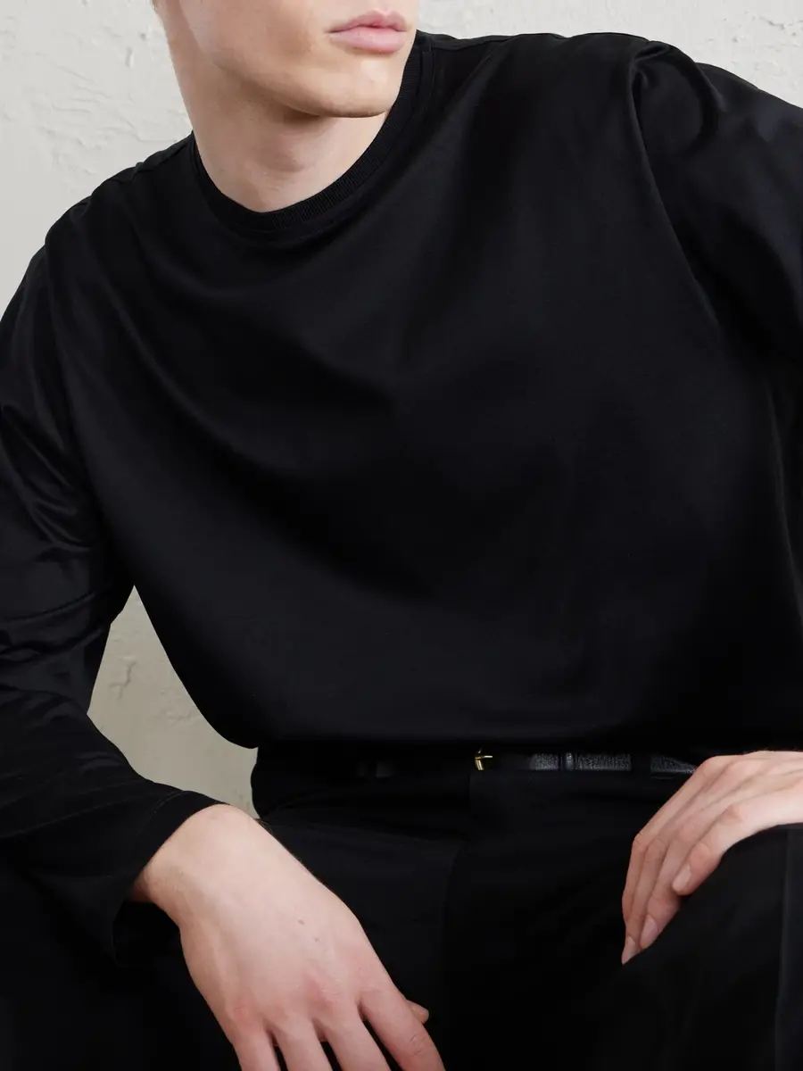 Canali Cotton-Jersey T-Shirt - Men | Thumbnail 5