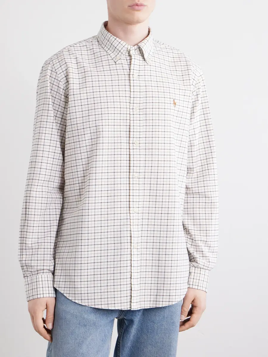 Polo Ralph Lauren Logo-Embroidered Checked Cotton Shirt - Men | Thumbnail 3 Polo Ralph Lauren Logo-Embroidered Checked Cotton Shirt - Men | Thumbnail 3